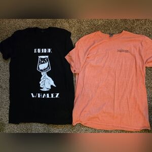 Black and Orange Brewery T-Shirts Set